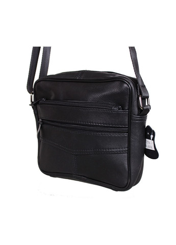 Чоловіча шкіряна сумка SW275 чорна No Brand (370848165)