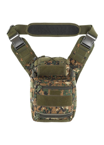Сумка тактичная многоцелевая через плечо SILVER (нейлон, оксфорд 900D, р-р 25х23х10см, 6л, Камуфляж SILVER KNIGHT (361437416)