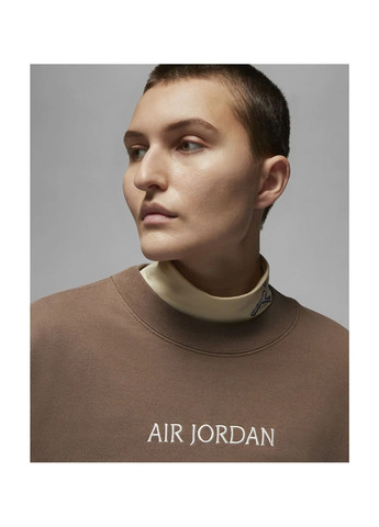 Свитшот женский Fleece Crewneck Brown Air Jordan (365961948)