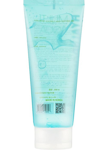Багатофункціональний заспокійливий гель з гіалуроновою кислотою Hyaluronic Acid Multi Aqua Soothing Gel 200ml (853614-5944) FarmStay (368658736)