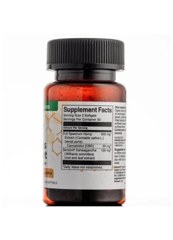 CBD + Sensoril Ashwagandha 15 mg 60 капсул Swanson (387021676)