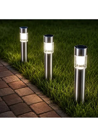Світильники для газону Warm Solar Pillar Light / Світлодіодний світильник на сонячній батареї / Вуличні ліхтарі-стовпчики Solar Hopestar (393957666)