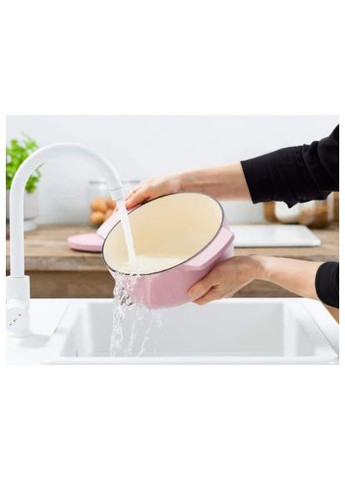 Каструля чавунна з кришкою 3,3 л Суха троянда (CC007430-001) KitchenAid чавунна з кришкою 3, 3 л Суха троянда (368763325)