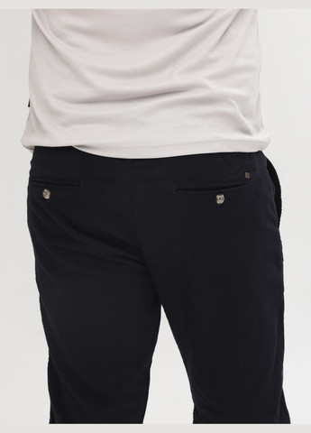 Шорти чоловічі темно-сині бавовняні пояс на резинці Wise Пряма (293057415)