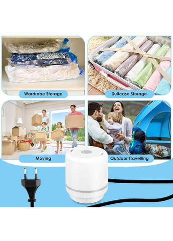 Компактний електричний насос для вакуумних пакетів No Brand (355921031)