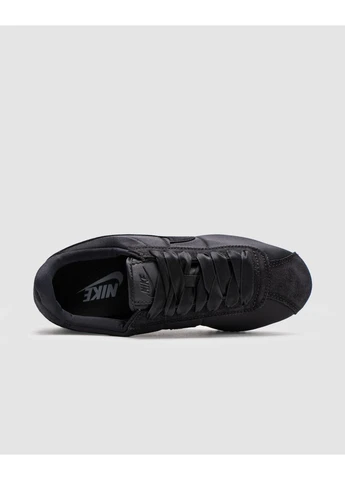 Чорні Осінні кросівки чоловічі nike cortez triple black найк кортез No Brand