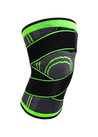Наколінник еластичний фіксатор суглоба з фіксуючим ременем компресійний спортивний бандаж Україна (362272076)