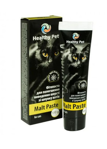Паста для котів шерстевивідна Malt Paste 100 г. Healthy Pet (266274732)