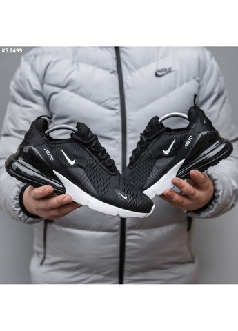 КРОССОВКИ ЖЕНСКИЕ NIKE AIR MAX 270 BLACK WHITE НАЙК АИР МАКС 270 No Brand чёрные демисезоны (367172762)