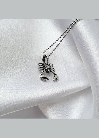 Серебряная подвеска кулон Скорпиончик серебро 925 пробы черненное 3173ч 1.40г No Brand (306742146)