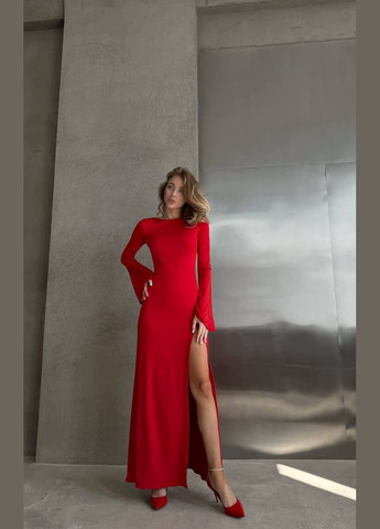 Червона жіноча сукня максі New Trend