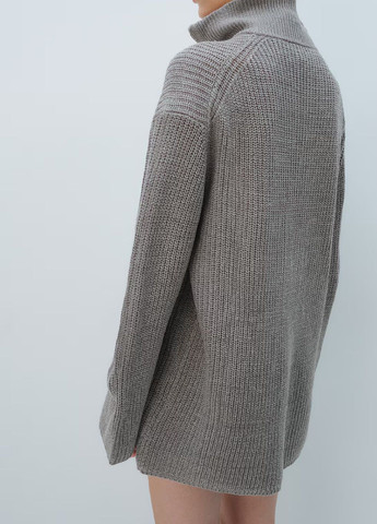 Сірий демісезонний светр H&M