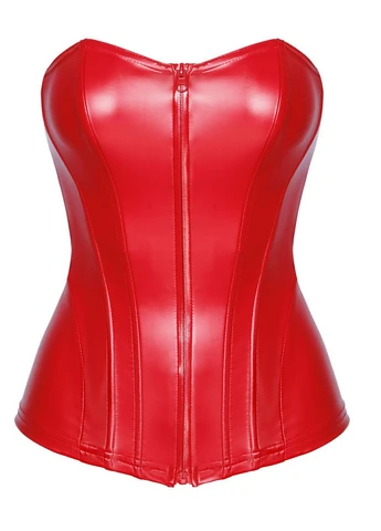 Корсет F355 Red powerwetlook corset Noir Handmade (340274889)