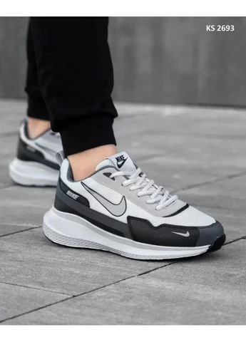 Серые летние кроссовки nike gray найк No Brand