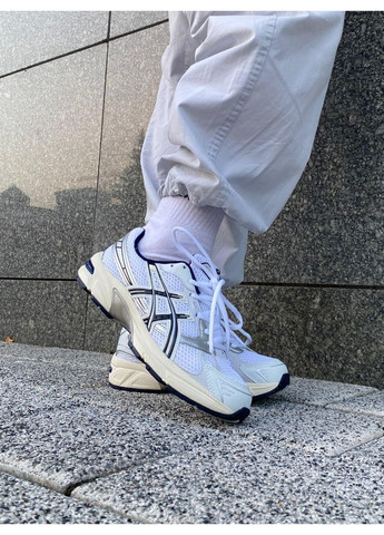 КРОССОВКИ ЖЕНСКИЕ ASICS GEL-1130 WHITE BLACK BEIGE АСИКС ГЕЛЬ 1130 No Brand чёрные демисезоны (368647100)