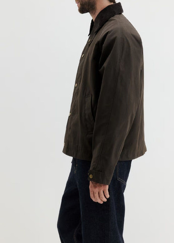 Темно-зелена демісезонна куртка H&M