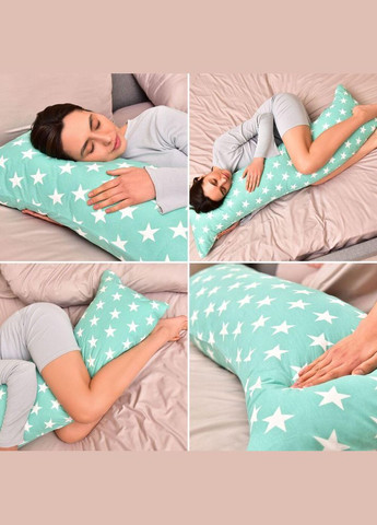 Наволочка для подушки S-Form 40х130 см з блискавкою бязь бавовна м'ята натуральна тканина IDEIA (343053471)