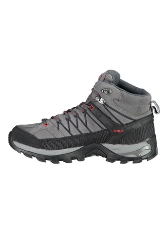 Черный демисезонный черевики rigel mid trekking shoe wp black 3q12947-44uf CMP