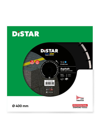 Алмазный сегментный диск 1A1RSS/C3-H Asphalt F4 (400 х 3.8 мм, 25.4 мм) отрезной круг 10170085108 (10244) Distar (295041011)