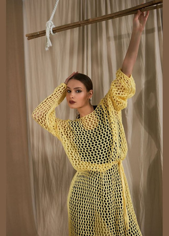 Подовжена туніка-сітка з бавовняної пряжі (2097) Triko Bakh (334710314)