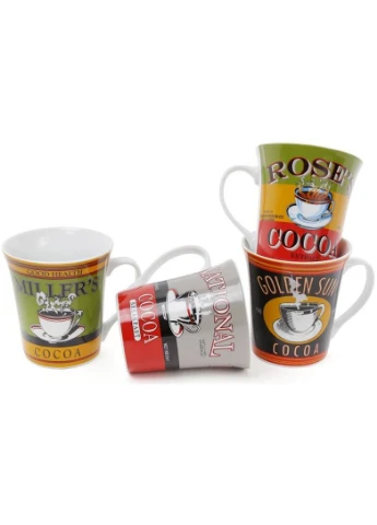 Кружка порцелянова "Retro Cocoa" 375мл BD334-412 Bona (303634514)