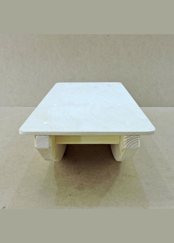 Балансувальна дошка з дерева Канпур 60х30х15 бланже (БЛН-600101) No Brand (328911301)