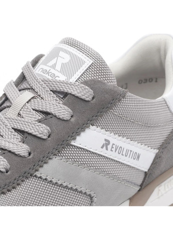 Сірі кросівки (р) шкіра/текстиль 0-2-2-u-0301-60 Rieker