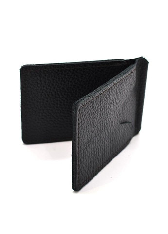 Шкіряний затискач для грошей м'який чорний флотар FA-hold-001 TARWA (329150381)