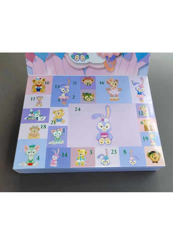 Подарочный адвент календарь набор фигурок подвесных игрушек сюрпризов для детей девочек 24 штуки 33x5x23 см (481301-Prob) Unbranded (360729542)