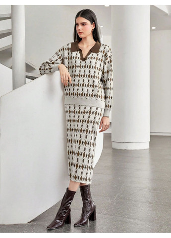 Костюм (юбка, свитер) SHEIN (388298561)