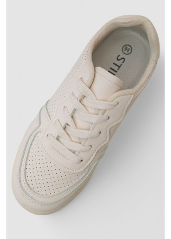 Бежевые кеды женские с перфорацией,, 248rad60 Ager