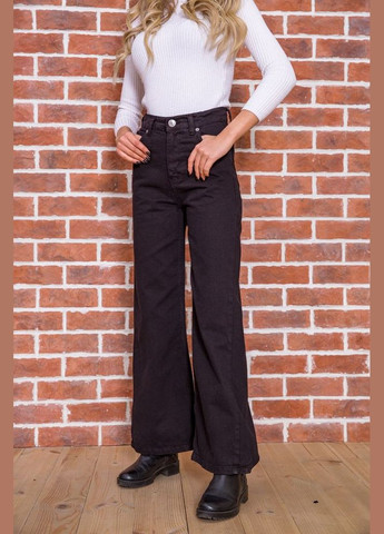 Чорні жіночі джинси, широкого крою, Ager - (292323419)