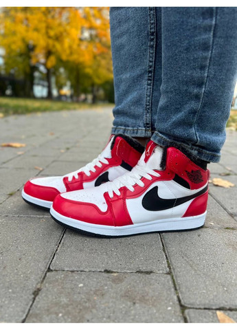 Комбіновані Осінні кросівки чоловічі nike air jordan 1 retro найк аір джордан No Brand
