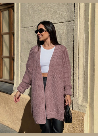 Пудровый демисезонный кардиган Fashion