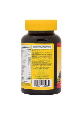Вітаміни та мінерали Source of Life Multivitamin & Mineral, 180 міні таблеток Natures Plus (315868548)