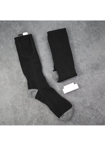 Чёрные термоноски с подогревом hot черный Pobedov однотонные (316301569)