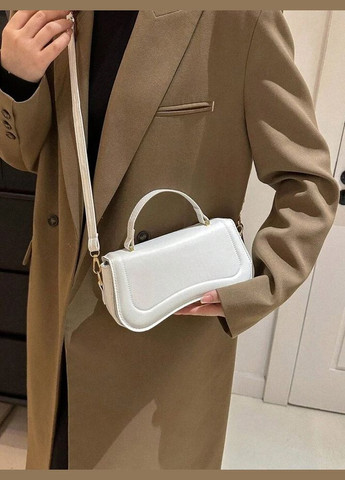 Жіноча сумка крос-боді біла No Brand (290704817)