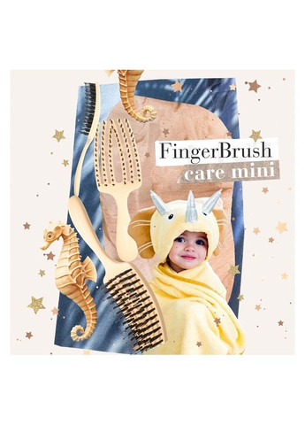 Щетка для волос детская Fingerbrush Care Mini Kids Yellow Желтый Olivia Garden (349443024)
