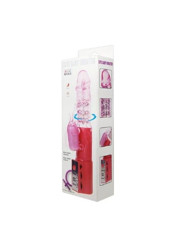Вібратор з стимулятором клітора Cute Baby Vibrator, BW-004103 Baile (383110639)