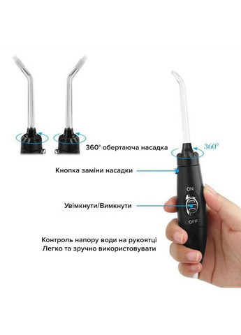 Іригатор Professional Black (6902018567809) PECHAM (306581996)