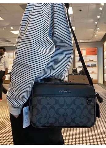 Сумка через плече крос боді, копія ААА, три відділення, штучна шкіра (12347) No Brand (370142143)