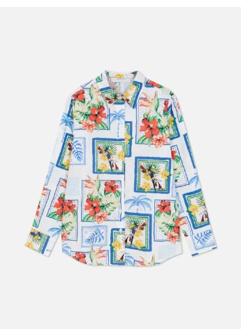 Белая блуза лето,белый в узоры, Primark