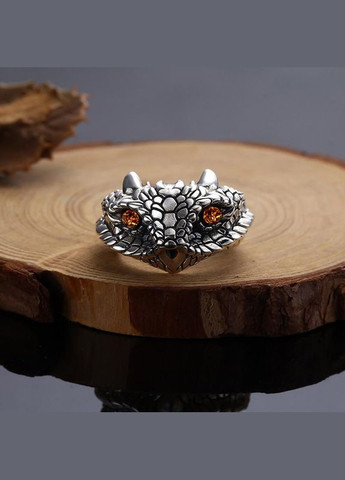 Уникальное кольцо Серебряная фурия, роскошное кольцо в виде дракона, Кольцо оберег, ручная работа регулируемый Fashion Jewelry (285110576)