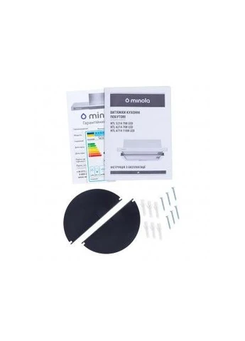 Телескопическая вытяжка HTL 6714 WH 1100 LED MINOLA (314863980)