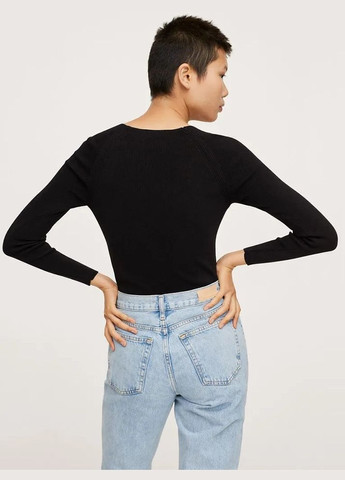 Черный свитер Mango