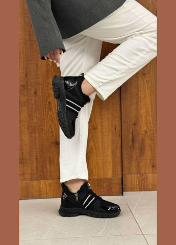 Кроссовки женские черные No Brand Демісезонні чёрные демисезоны (322784757)