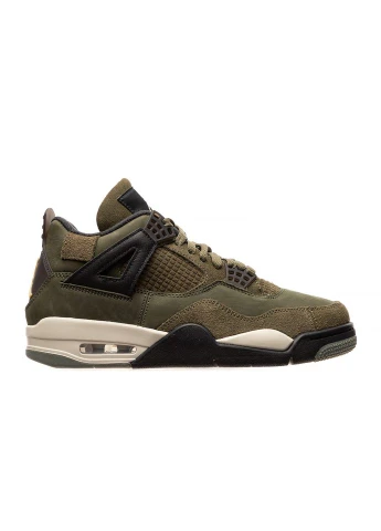 Хакі кросівки 4 retro se craft medium olive fb9927-200 всесезон Jordan