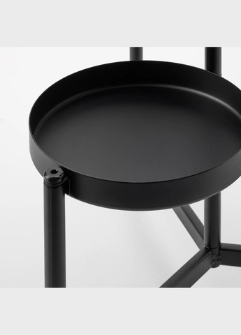 Підставка під горщик ІКЕА OLIVBLAD 58 см зовнішнього чорного кольору (50486650) IKEA (271122067)