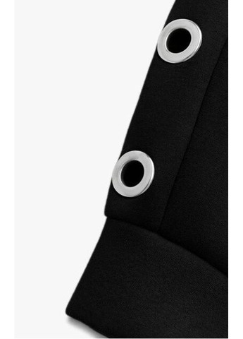 Чорний світшот з ефектом неопрену 1529/155 Zara (370205299)