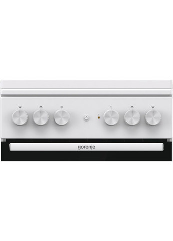 плита gk5a22wh комбинированная, 68л, 50x60см, эмалированный реш, с крышкой, Gorenje